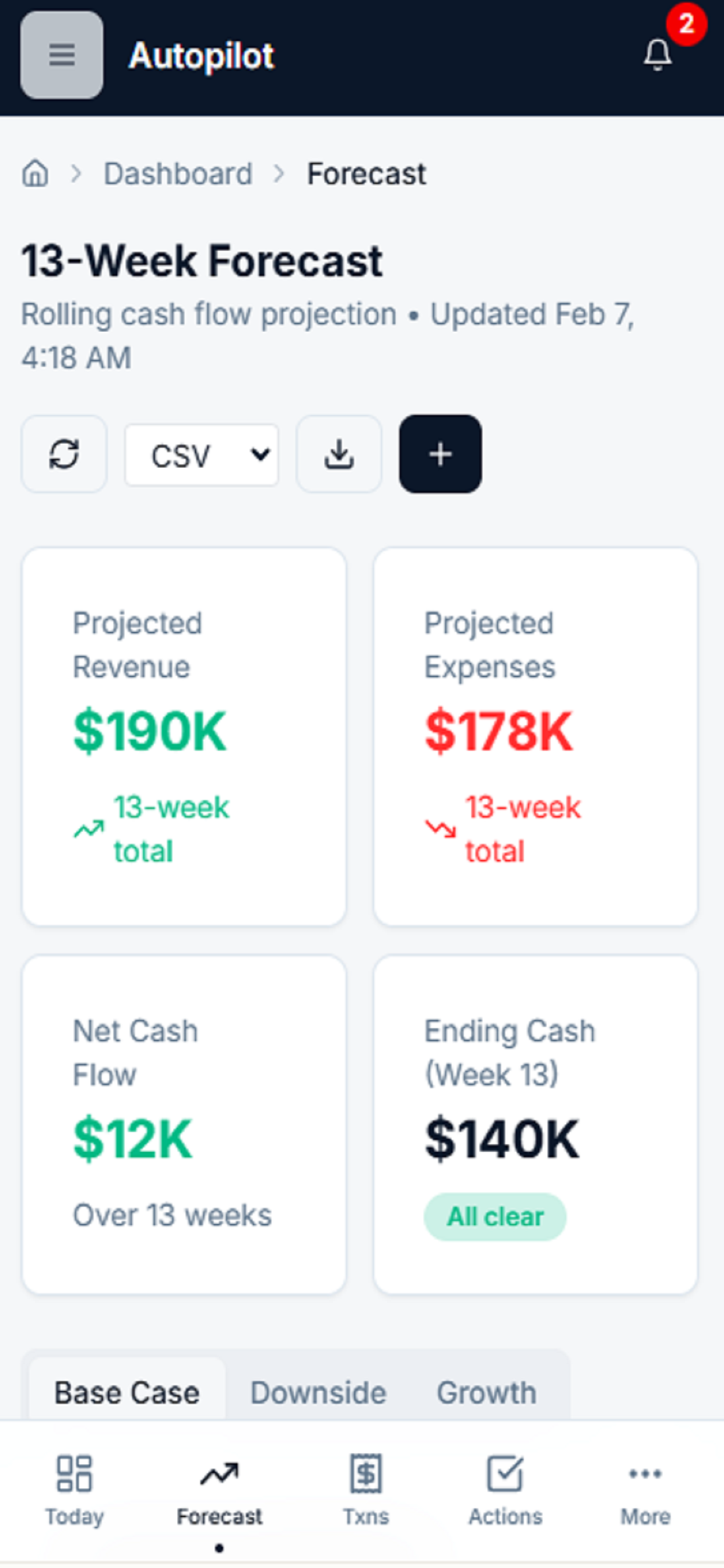 AutoPilot Cash