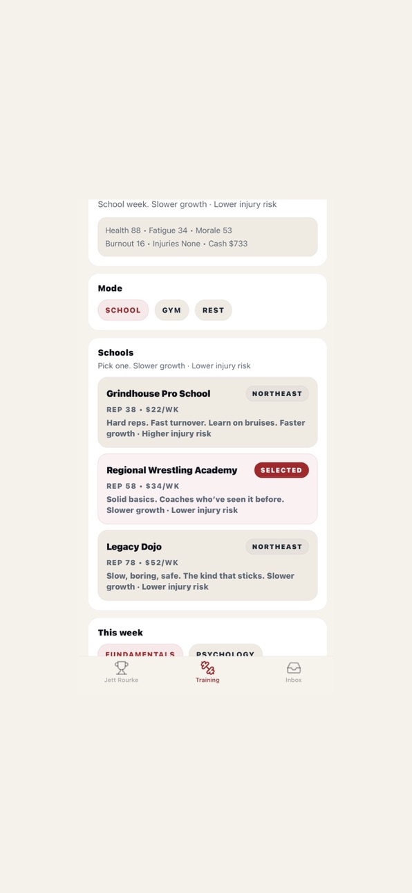 iPhone screenshot