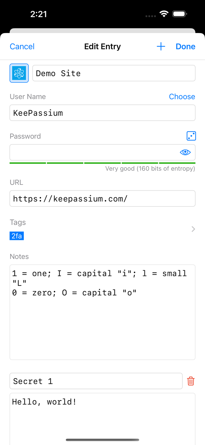 KeePassium for Intune