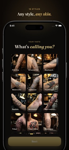 Ouro: AI Tattoo Creator Screenshot 3 of 5