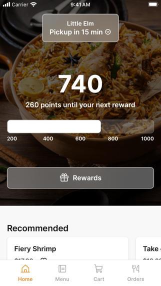 Nags Kitchen iPhone screenshot 1 - Food & Drink app