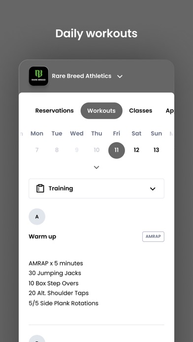 Rare Breed Athletics Screenshot
