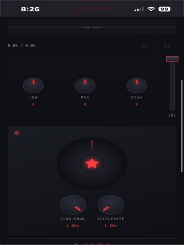Starlight DJ iPad screenshot