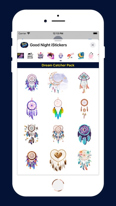Good Night iStickers Screenshot