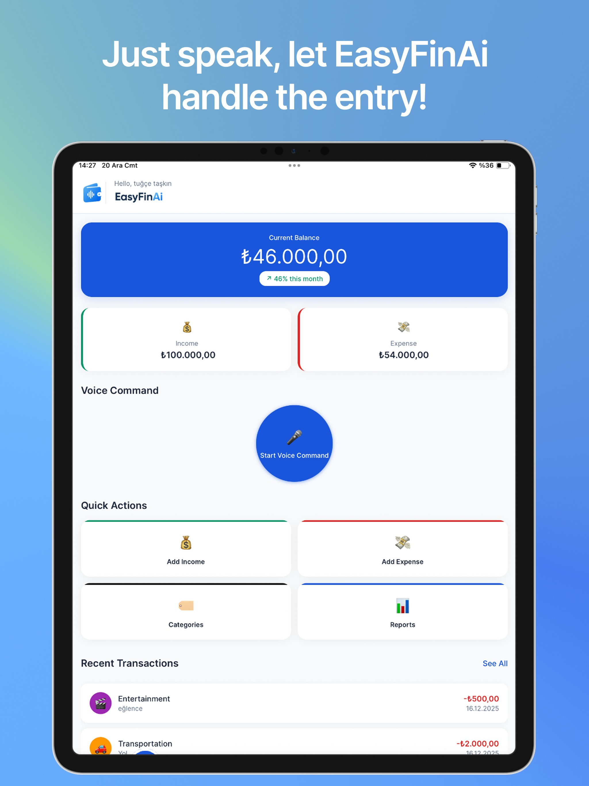 EasyFinAI: Expense Tracker screenshot 9