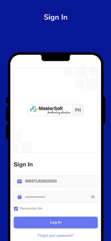 MASTERSOFT STUDENT iPhone screenshot