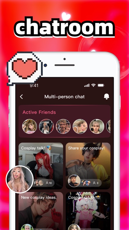 CosChat- Meet Friends & Random screenshot-3