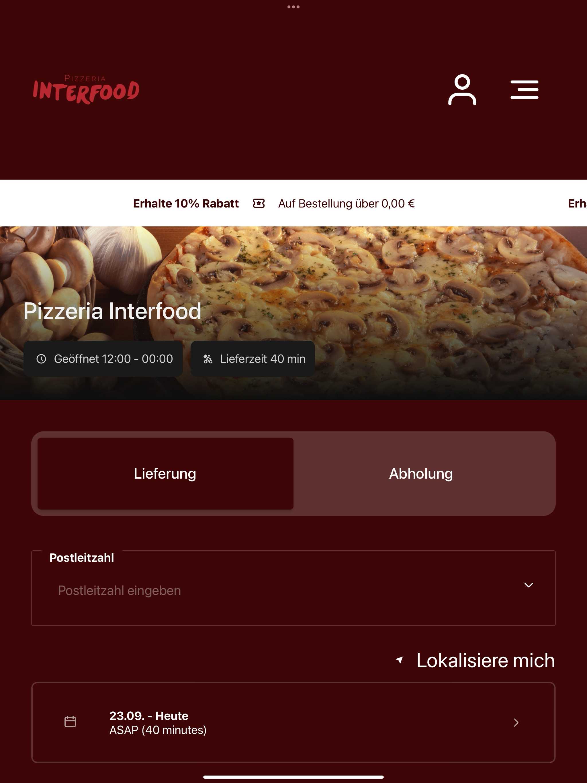 Pizzeria Interfood screenshot 5