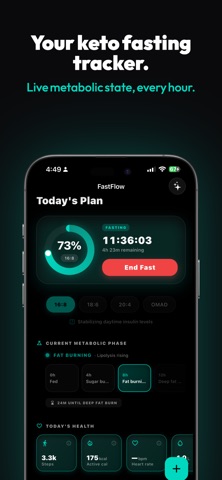FastFlow: 16:8 Fasting Tracker Screenshot 1 of 8