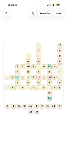 CrossMath - Daily math puzzle Screenshot 1 of 4