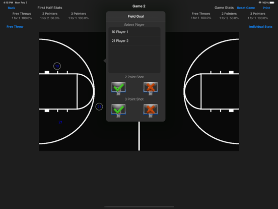 Screenshot #4 pour Shot Chart