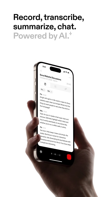 Sona Insight: Voice to Text AI