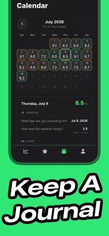 HabitWeb: Daily Journal iPhone screenshot