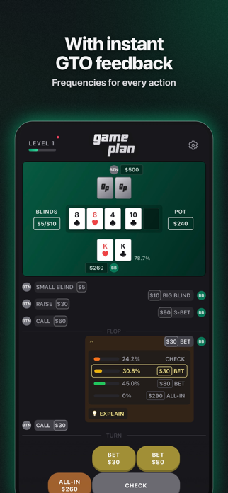 Gameplan: Learn Poker Screenshot 2 of 4