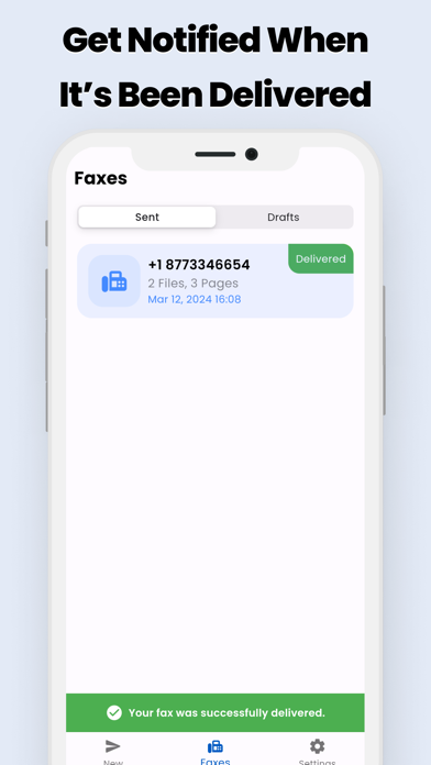 FaxFlow - Send Fax from iPhone iPhone screenshot 5 - Business app
