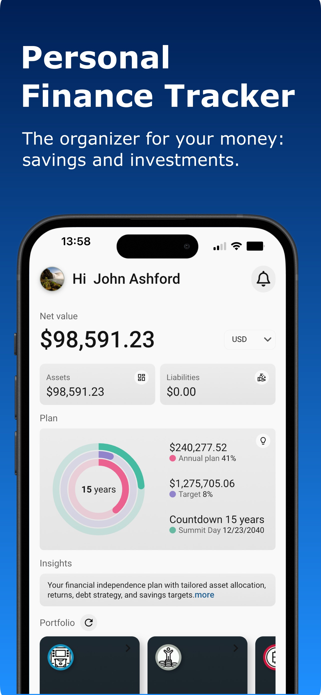 Finance Tracker: FINdependence