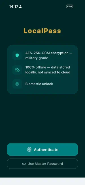 LocalPass - LPSO screenshot 1
