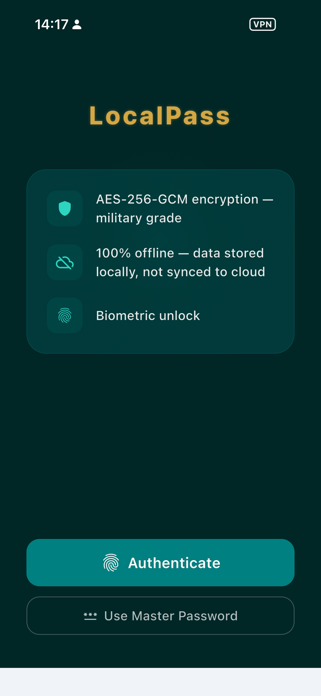 LocalPass - LPSO Screenshot 1 of 6