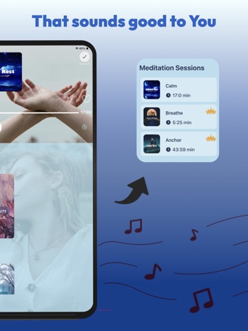 Meditation: Calm sleep tracker iPad screenshot