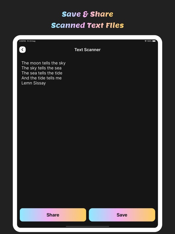 PDF To Text: PDF Editor iPad screenshot 6 - Utilities app