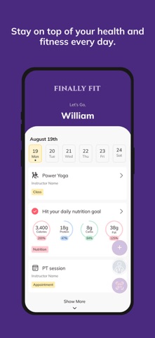 Finally Fit App Screenshot 2 of 6