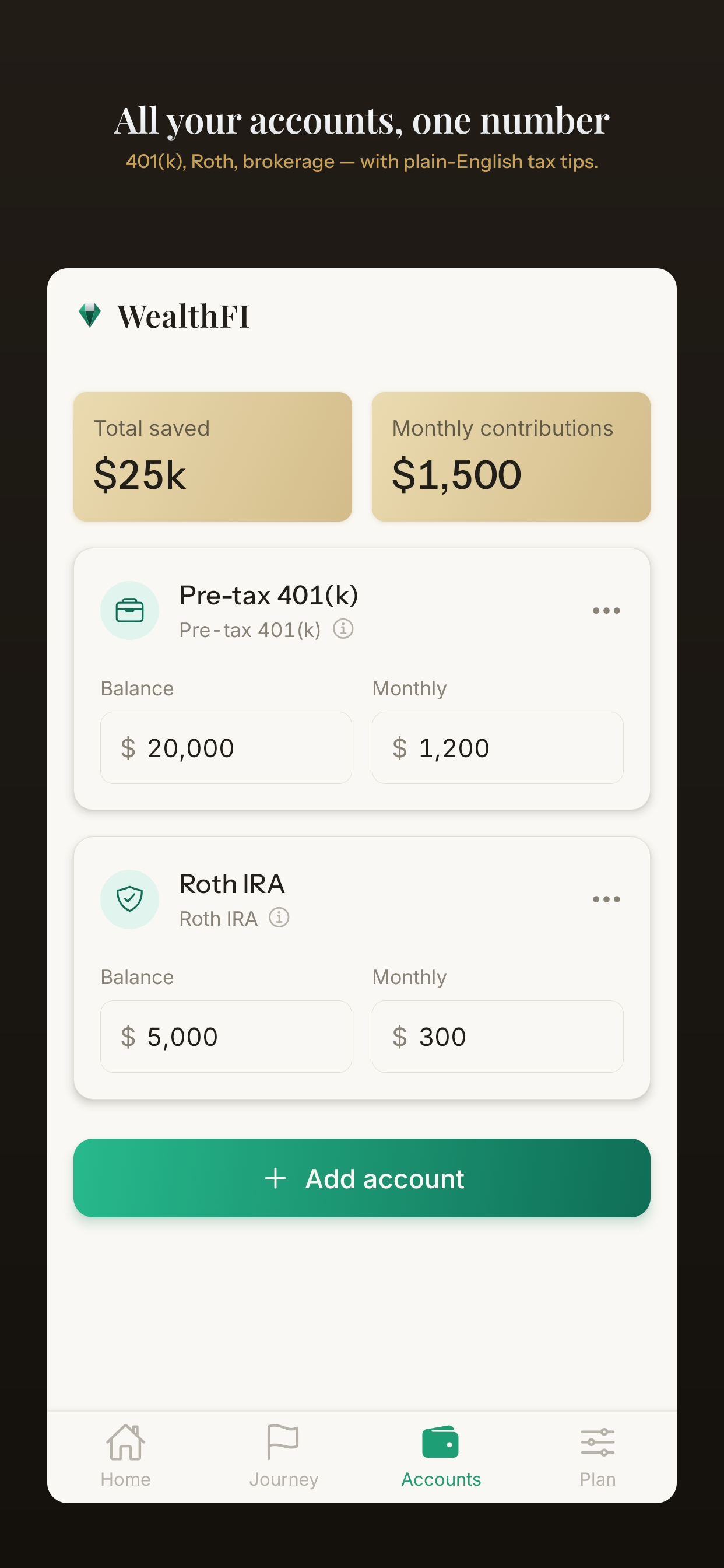 WealthFI - FIRE Calculator screenshot 3