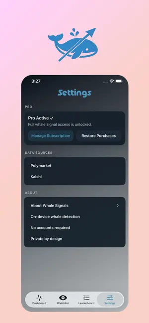 Ahab: Whale Trade Tracker screenshot 4