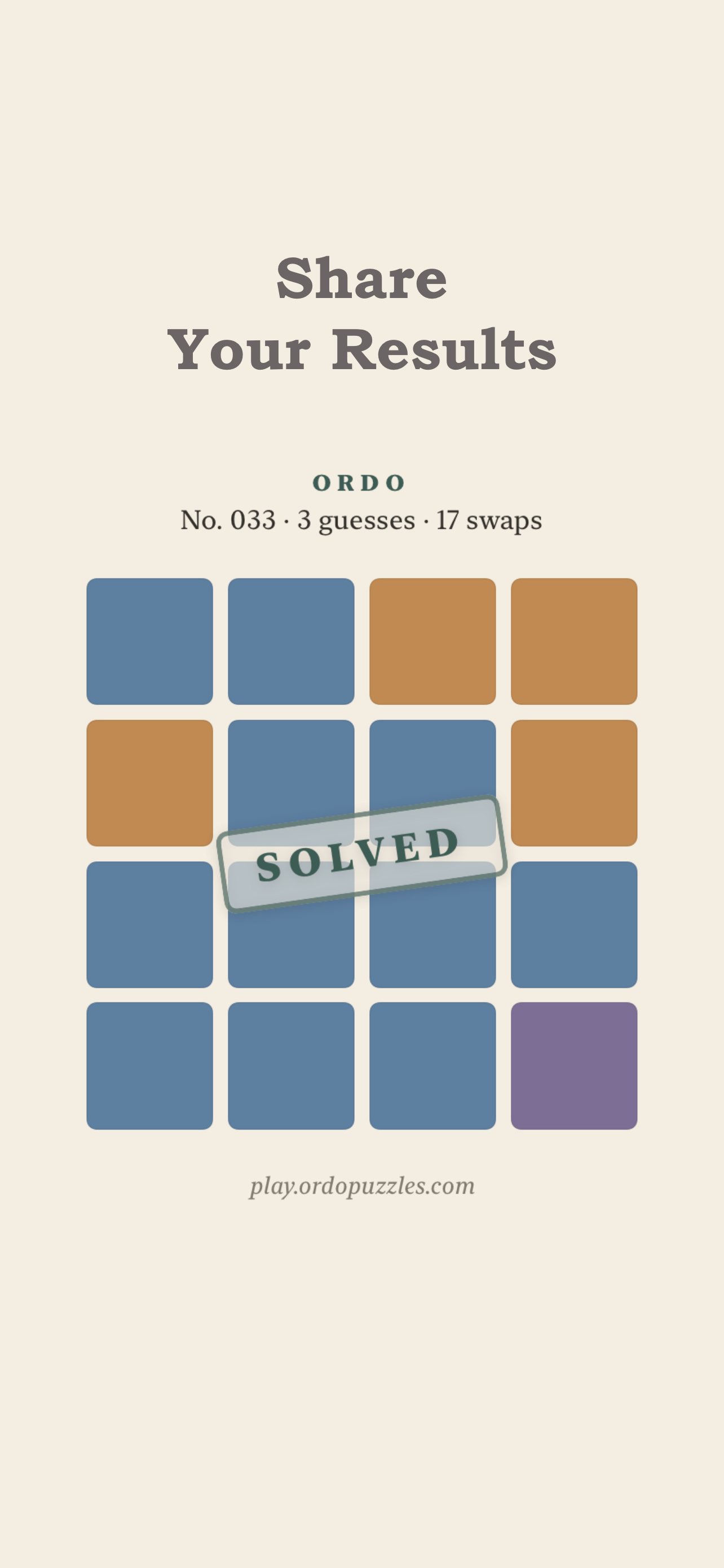 Ordo: Daily Deduction Puzzle screenshot 4