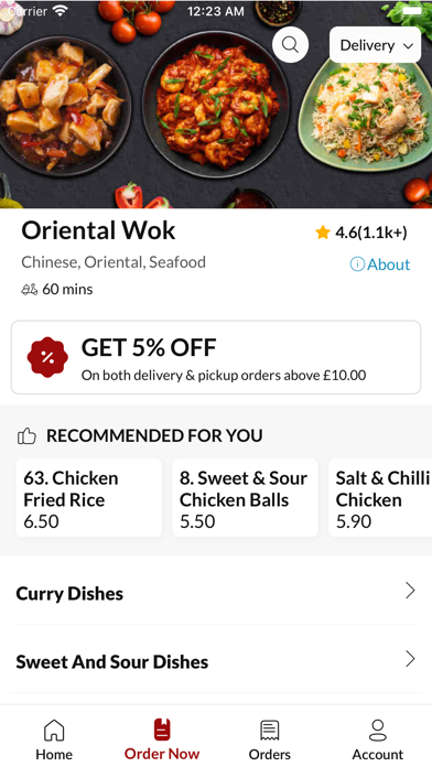 Oriental Wok Screenshot