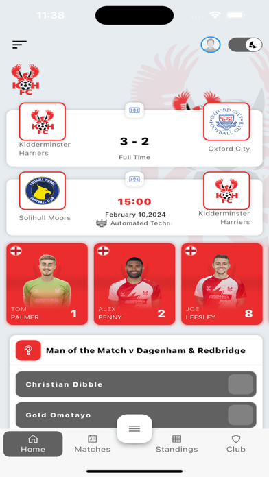 Kidderminster Harriers Screenshot