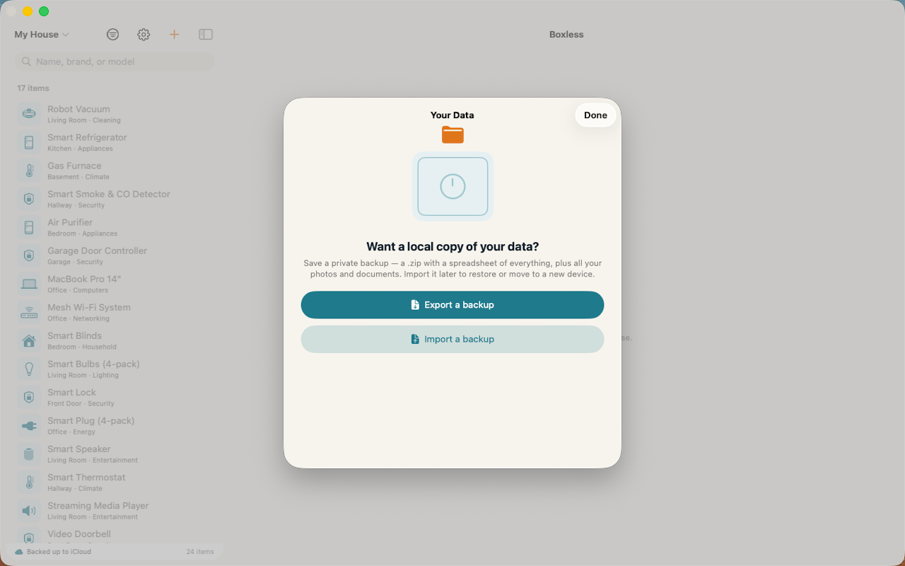 Boxless Home Inventory screenshot 18