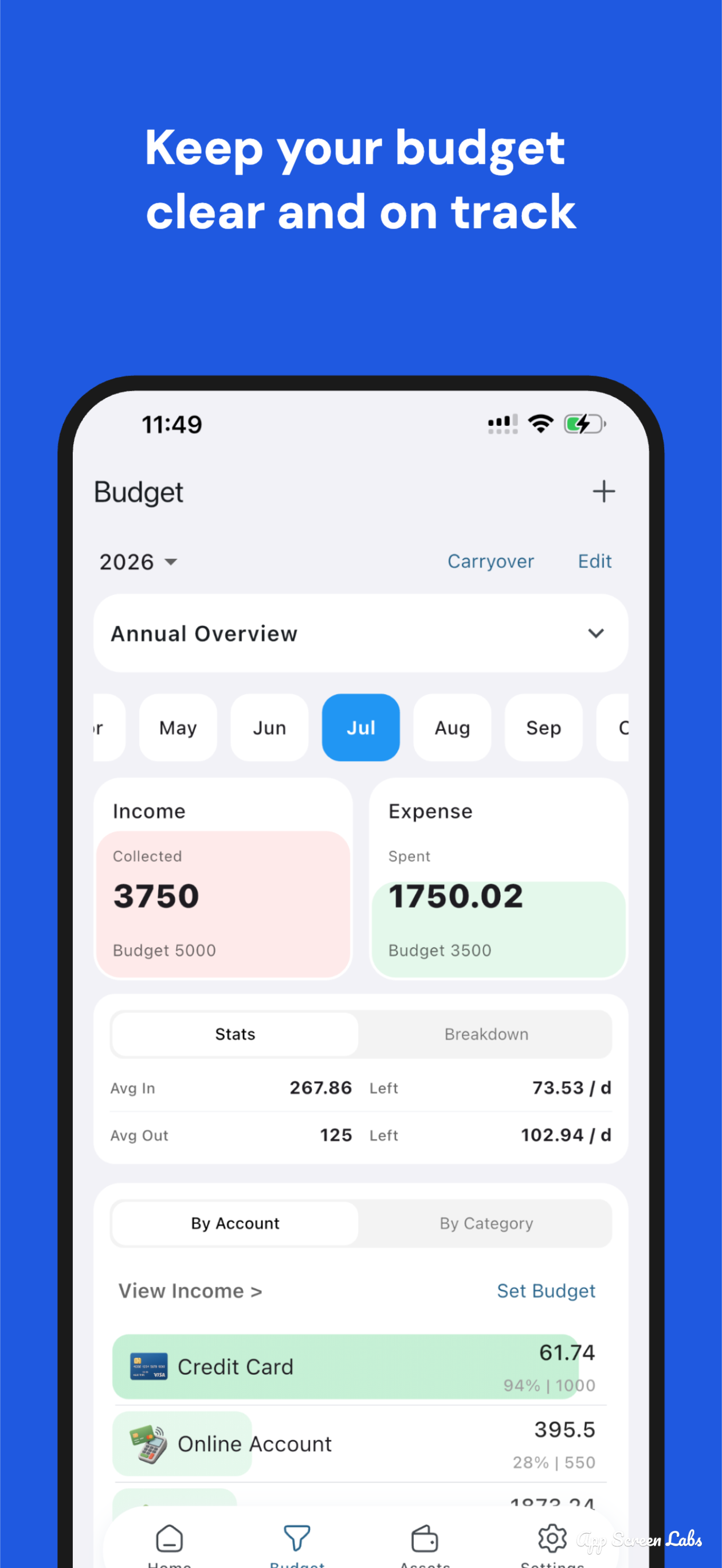 Finch - Expense & Budget screenshot 3