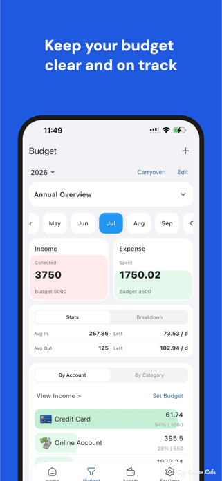 Finch - Expense & Budget Screenshot 3 of 10