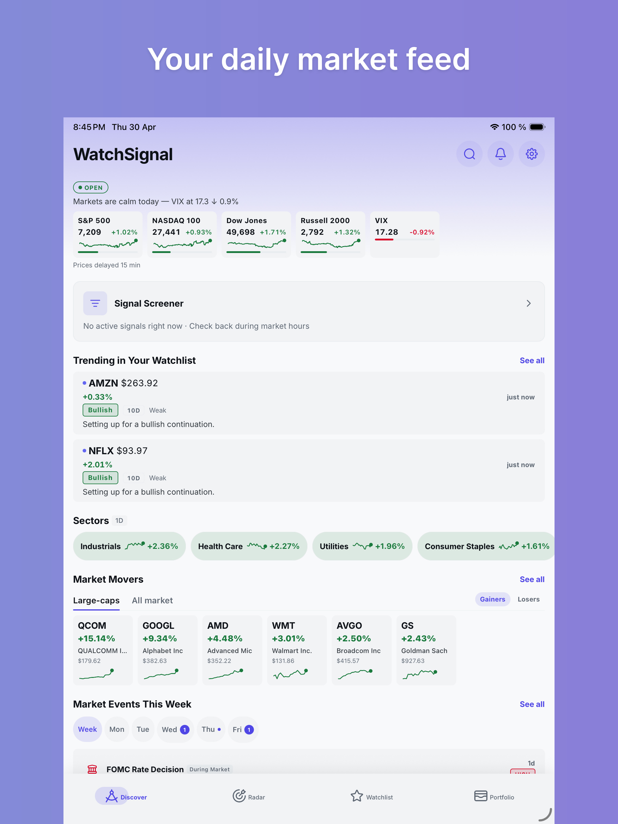 WatchSignal - AI Stock Signals