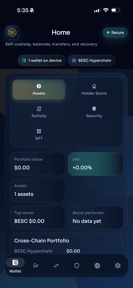 BESC Mobile Wallet screenshot