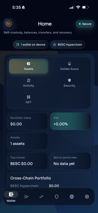 BESC Mobile Wallet Screenshot 4 of 8