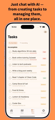 Clairo - AI Plan & List Maker Screenshot 3 of 4