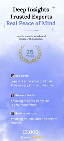 Kasamba Psychic Reading Chat iPhone screenshot