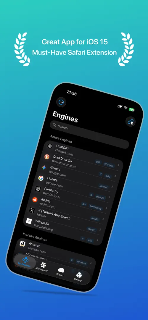 xSearch for Safari screenshot 1