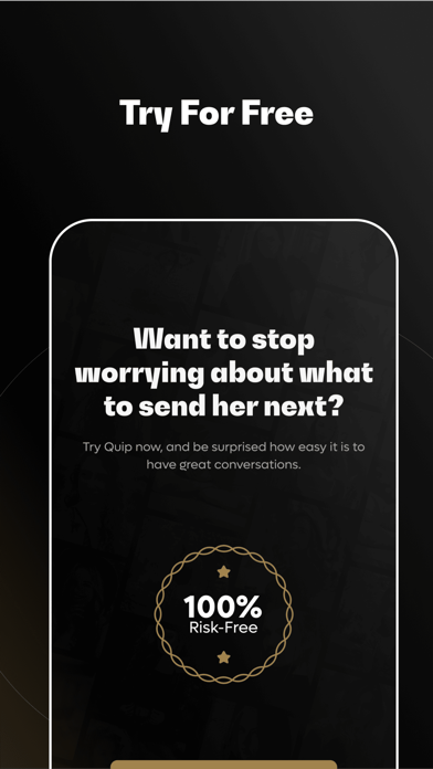 Quip: Text Game & Social Media Screenshot