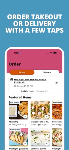 ONE NIGHT TACO STAND iPhone screenshot