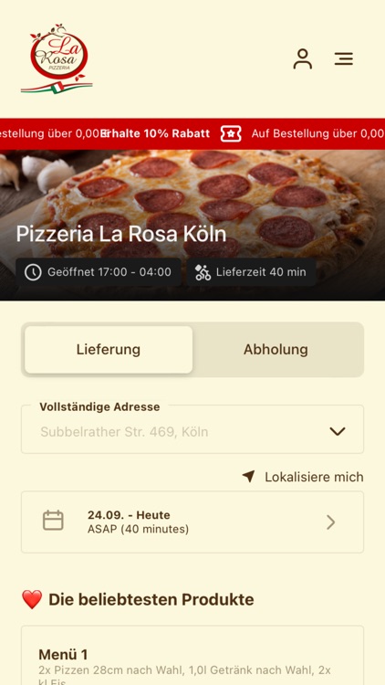 Pizzeria La Rosa DE