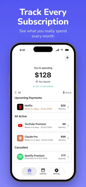 SubSynk: Subscription Manager screenshot 2