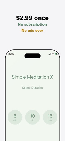 Simple Meditation X - No Ads screenshot