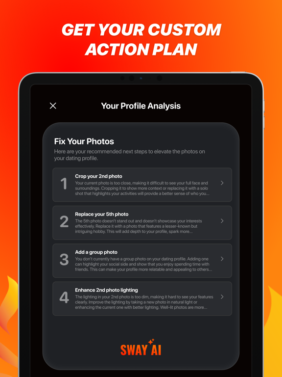 Sway AI: Dating App Assistant iPad screenshot 7 - Lifestyle app
