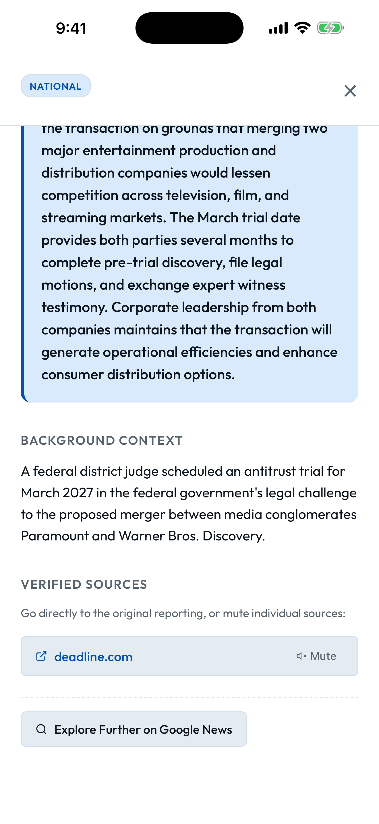 JustFacts News Briefings screenshot 3