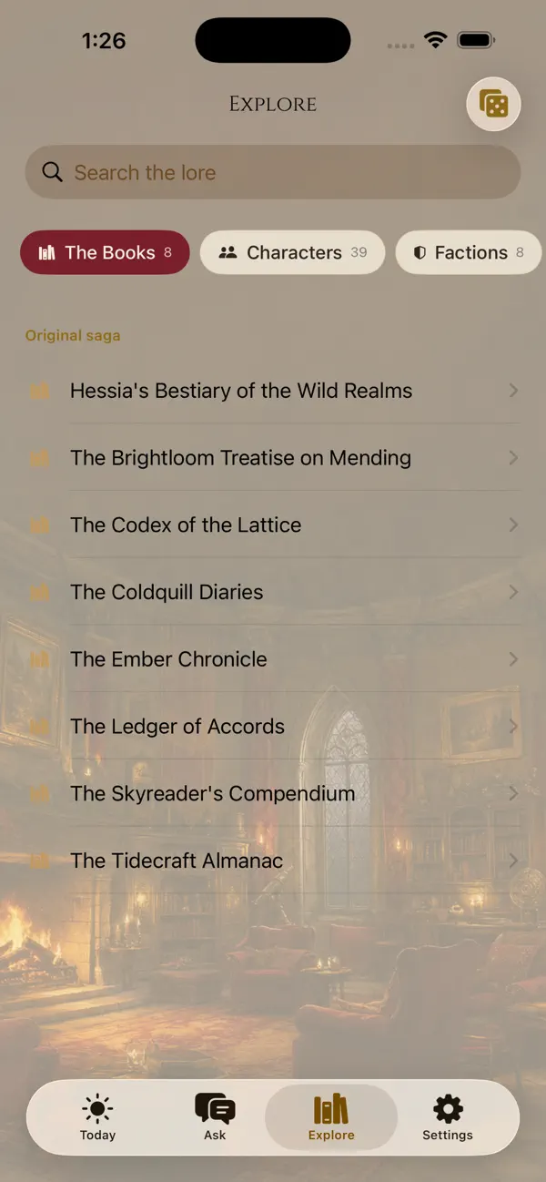 Screenshot #3 pour Wizard Lore Companion