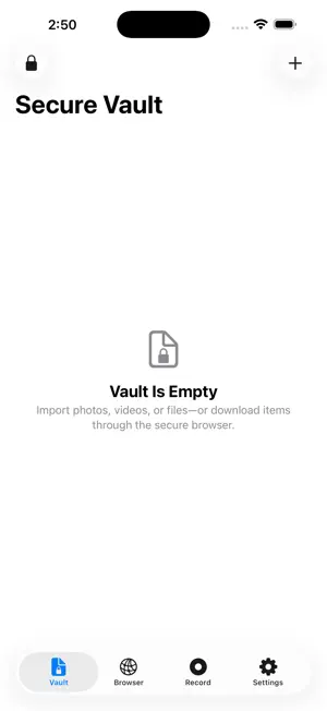 SecureVault Private Storage screenshot 1