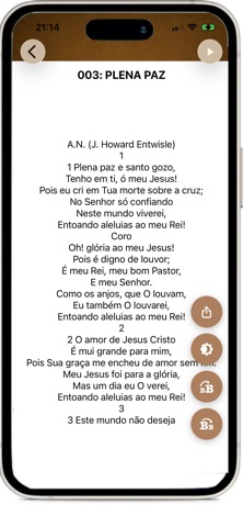Harpa Cristã e Corinhos iPhone screenshot