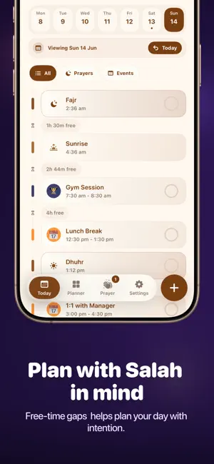 Prayde - Salah Planner screenshot 2